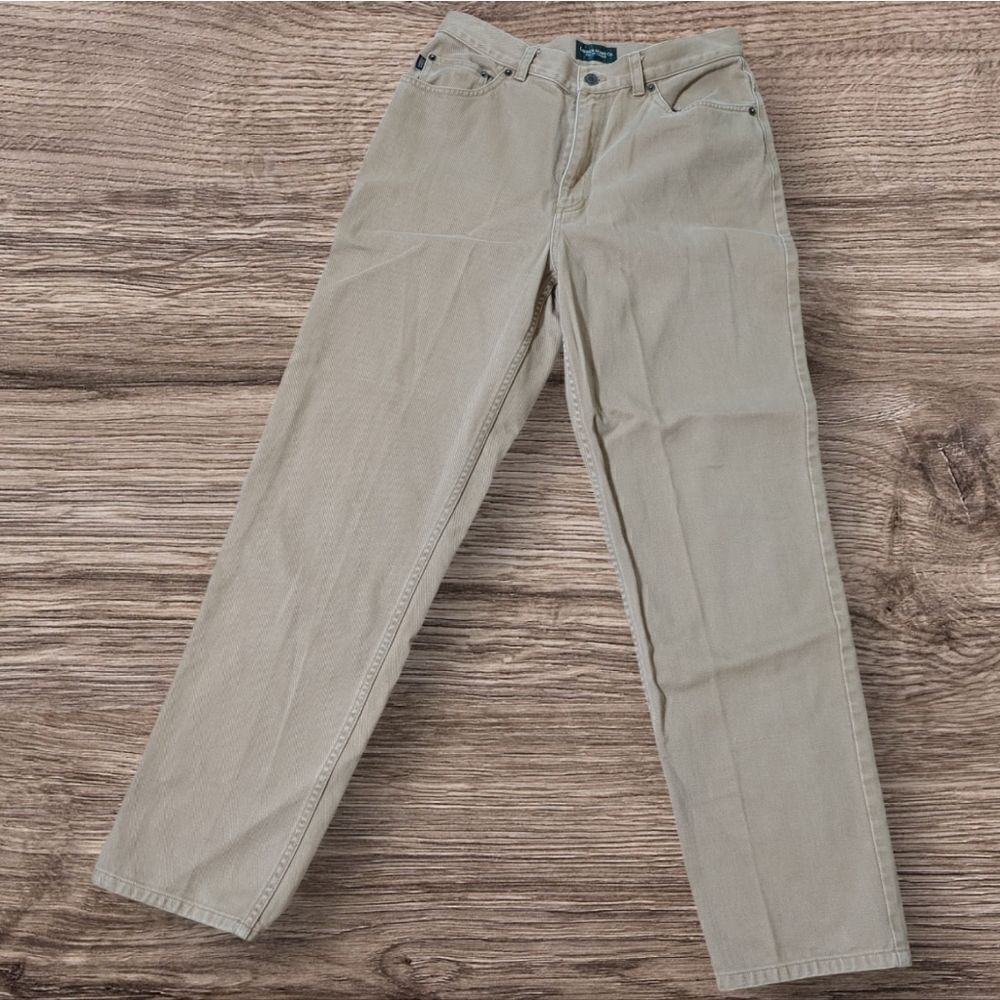 Ralph Lauren Tan Mom High Rise Jeans